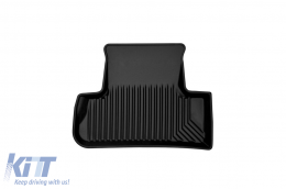 Specific rubber mats suitable for Audi Q5 2008-2017, SQ5 2014-2017, 4-piece set, black color-image-6226611