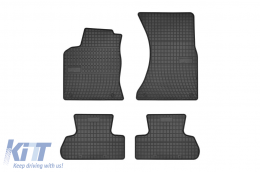 Specific rubber mats suitable for Audi Q5 2009-2017, 4-piece set, black color - ABFMA6019155