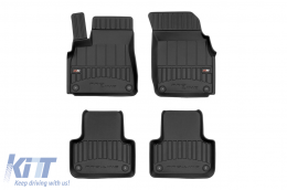 image-23-Specific rubber mats suitable for Audi Q7 after 2017, Audi Q8, Lamborghini Urus after 2018, 4-piece set, black color, with 24-month warranty