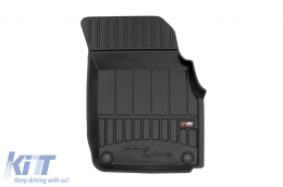 Specific rubber mats suitable for Audi Q7 after 2017, Audi Q8, Lamborghini Urus after 2018, 4-piece set, black color, with 24-month warranty-image-6221570