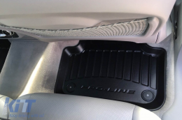 Specific rubber mats suitable for Audi Q7 after 2017, Audi Q8, Lamborghini Urus after 2018, 4-piece set, black color, with 24-month warranty-image-6221575