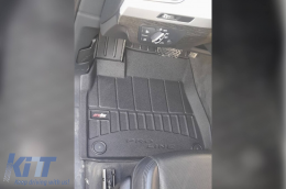Specific rubber mats suitable for Audi Q7 after 2017, Audi Q8, Lamborghini Urus after 2018, 4-piece set, black color, with 24-month warranty-image-6221576