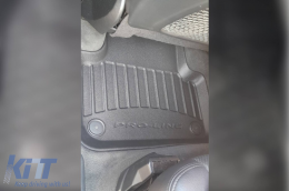 Specific rubber mats suitable for Audi Q7 after 2017, Audi Q8, Lamborghini Urus after 2018, 4-piece set, black color, with 24-month warranty-image-6221578