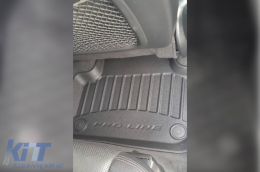 Specific rubber mats suitable for Audi Q7 after 2017, Audi Q8, Lamborghini Urus after 2018, 4-piece set, black color, with 24-month warranty-image-6221579