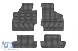 Specific rubber mats suitable for Audi TT 8J 2006-2014, 4-piece set, black color-image-6230681