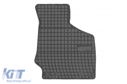 Specific rubber mats suitable for Audi TT 8J 2006-2014, 4-piece set, black color-image-6230683
