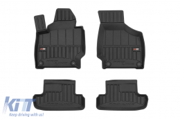 image-51-Specific rubber mats suitable for Audi TT 2006-2014, 4-piece set, black color, with 24-month warranty
