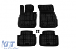 image-42-Specific rubber mats suitable for BMW 1 Series F40, Series 2 F44 Gran Coupe after 2019, 4-piece set, black color