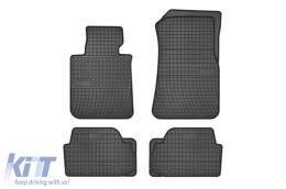 Specific rubber mats suitable for BMW 1 Series E81, E87 2004-2011, 4-piece set, black color