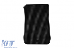 Specific rubber mats suitable for BMW 1 Series E87 2003-2012, 4-piece set, black color-image-6248257