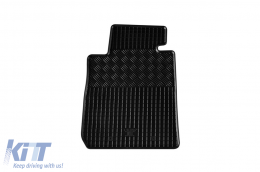 Specific rubber mats suitable for BMW 1 Series F20, F21 2011-2019, 4-piece set, black color-image-6248261