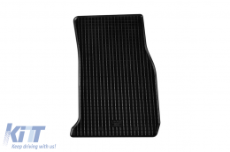 Specific rubber mats suitable for BMW 1 Series F20, F21 2011-2019, 4-piece set, black color-image-6248262