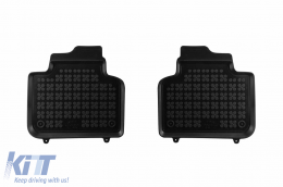 Specific rubber mats suitable for BMW 2 Series G42-U06 Active Tourer after 2021, X1 U11 PHeV after 2022, 4-piece set, black color-image-6214352