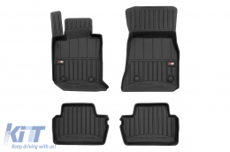 image-68-Specific rubber mats suitable for BMW 2 Series G42 Coupe after 2021, 4-piece set, black color, with 24-month warranty