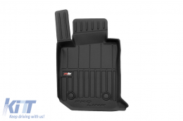 Specific rubber mats suitable for BMW 2 Series G42 Coupe after 2021, 4-piece set, black color, with 24-month warranty-image-6223761