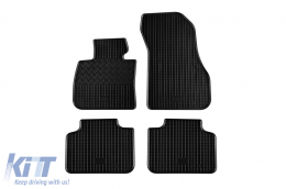 Specific rubber mats suitable for BMW 2 Series F45 Active Tourer 2015-2022, 4-piece set, black color - ABFMB6023622