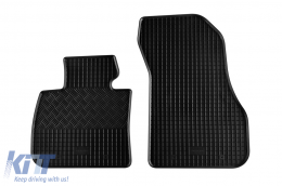 Specific rubber mats suitable for BMW 2 Series F45 Active Tourer 2015-2022, 4-piece set, black color-image-6249270