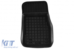 Specific rubber mats suitable for BMW 3 Series F34 GT 2013-2018, 4-piece set, black color-image-6214223