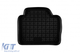 Specific rubber mats suitable for BMW 3 Series F30, F31 2013-2018, Series 4 F32, F36 Grand Coupe after 2013, 4-piece set, black color-image-6214312
