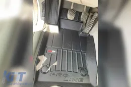 Specific rubber mats suitable for BMW 3 Series E46 xDrive 1998-2005, 4-piece set, black color, with 24-month warranty-image-6222158