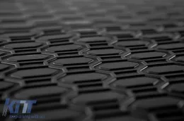 Specific rubber mats suitable for BMW 3 Series E90 sedan, E91 wagon 2004-2012, 4-piece set, black color-image-6227464