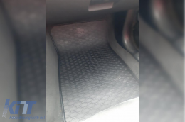 Specific rubber mats suitable for BMW 3 Series E90 sedan, E91 wagon 2004-2012, 4-piece set, black color-image-6227468