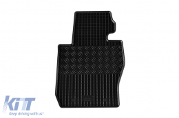 Specific rubber mats suitable for BMW 3 Series F34 GT 2013-2016, 4-piece set, black color-image-6229048
