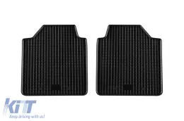 Specific rubber mats suitable for BMW 3 Series F34 GT 2013-2016, 4-piece set, black color-image-6229050