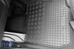 Specific rubber mats suitable for BMW 3 Series F34 GT 2013-2016, 4-piece set, black color-image-6229051