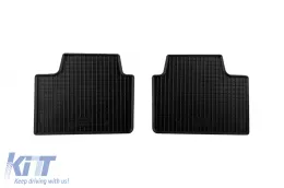 Specific rubber mats suitable for BMW 3 Series G20 sedan, G21 wagon after 2019, BMW 4 Series G26 Gran Coupe after 2020, 4-piece set, black color-image-6229127