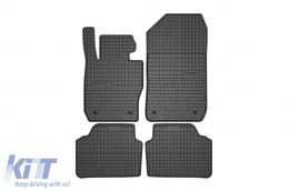 Specific rubber mats suitable for BMW 3 Series E90 sedan, E91 wagon xDrive 2004-2012, 4-piece set, black color-image-6231203