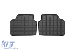 Specific rubber mats suitable for BMW 3 Series E90 sedan, E91 wagon xDrive 2004-2012, 4-piece set, black color-image-6231206