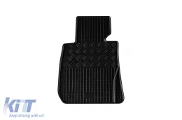 Specific rubber mats suitable for BMW 3 Series E90, E91 2005-2011 xDrive, 4-piece set, black color-image-6248266