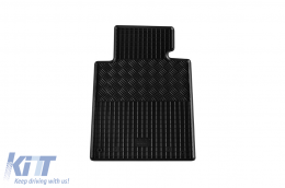 Specific rubber mats suitable for BMW 3 Series E46 sedan 1998-2005, 4-piece set, black color-image-6249307