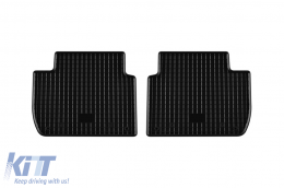 Specific rubber mats suitable for BMW 3 Series E46 sedan 1998-2005, 4-piece set, black color-image-6249309