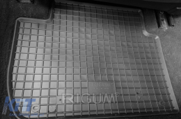 Specific rubber mats suitable for BMW 3 Series E46 sedan 1998-2005, 4-piece set, black color-image-6249312