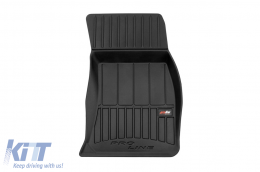 Specific rubber mats suitable for BMW 4 Series F33 2013-2020, 4-piece set, black color, with 24-month warranty-image-6222420