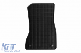 Specific rubber mats suitable for BMW 5 Series G60 sedan, G60-E, G61 wagon after 2023, 4-piece set, black color-image-6213091