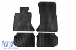 image-9-Specific rubber mats suitable for BMW 5 Series F10 sedan, F11 wagon 2010-2017, 4-piece set, black color
