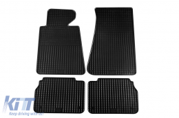 image-10-Specific rubber mats suitable for BMW 5 Series E34 1988-1996, 4-piece set, black color