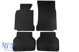 image-12-Specific rubber mats suitable for BMW 5 Series E39 1996-2003, 4-piece set, black color