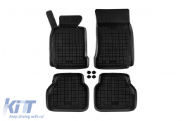 Specific rubber mats suitable for BMW 5 Series E39 1995-2004, 4-piece set, black color - ABFMB6016088