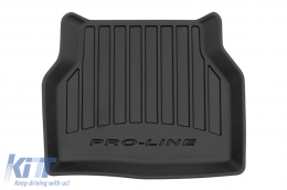 Specific rubber mats suitable for BMW 5 Series E39 1995-2003, 4-piece set, black color, with 24-month warranty-image-6220909