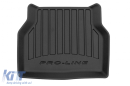 Specific rubber mats suitable for BMW 5 Series E39 1995-2003, 4-piece set, black color, with 24-month warranty-image-6220910
