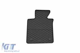 Specific rubber mats suitable for BMW 5 Series, i5 G60 sedan, G61 wagon after 2024, 4-piece set, black color-image-6229470