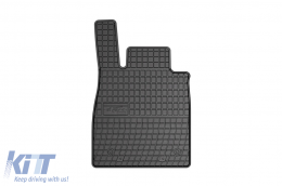 Specific rubber mats suitable for BMW 5 Series G60, G61 after 2023, 4-piece set, black color-image-6230999