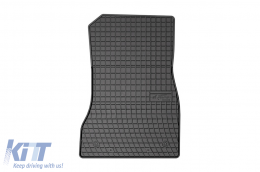 Specific rubber mats suitable for BMW 5 Series G60, G61 after 2023, 4-piece set, black color-image-6231000