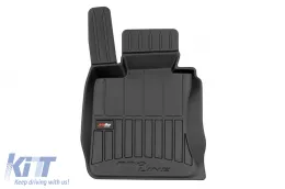 Specific rubber mats suitable for BMW 6 Series E64 convertible 2003-2010, 4-piece set, black color, with 24-month warranty-image-6222733