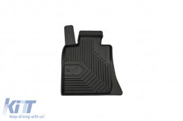 Specific rubber mats suitable for BMW 6 Series G32 GT after 2017, 4-piece set, black color-image-6226741