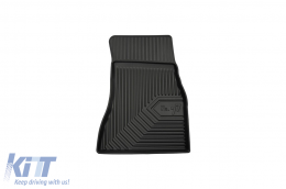 Specific rubber mats suitable for BMW 6 Series G32 GT after 2017, 4-piece set, black color-image-6226742